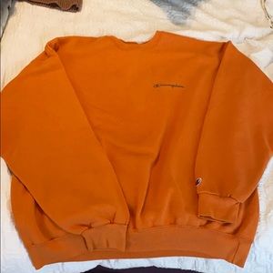 Champion orange hoodie